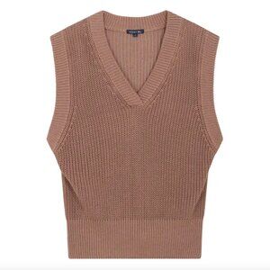 Soeur Pax Pullover Sweater Vest in Rosewood Size 3